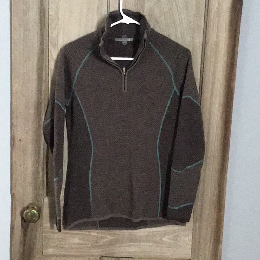 Smart wool 1/4 zip pull over sweater
